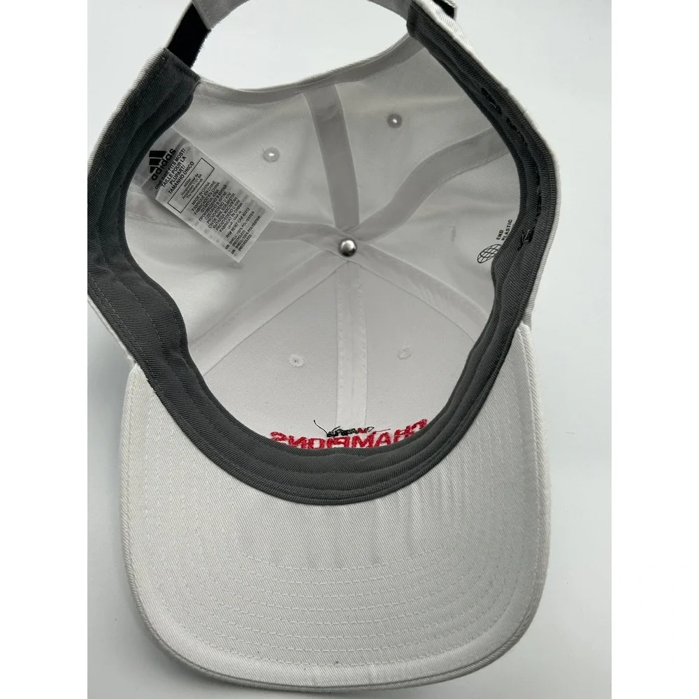 Adidas WCHA Champions 2003 White Baseball Cap Adjustable Hat Mens‎ Womens